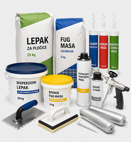 BK-AcrylKit Bela Akrilna masa za zaptivanje